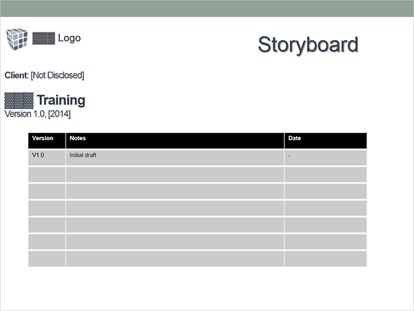 sample e-learning storyboard